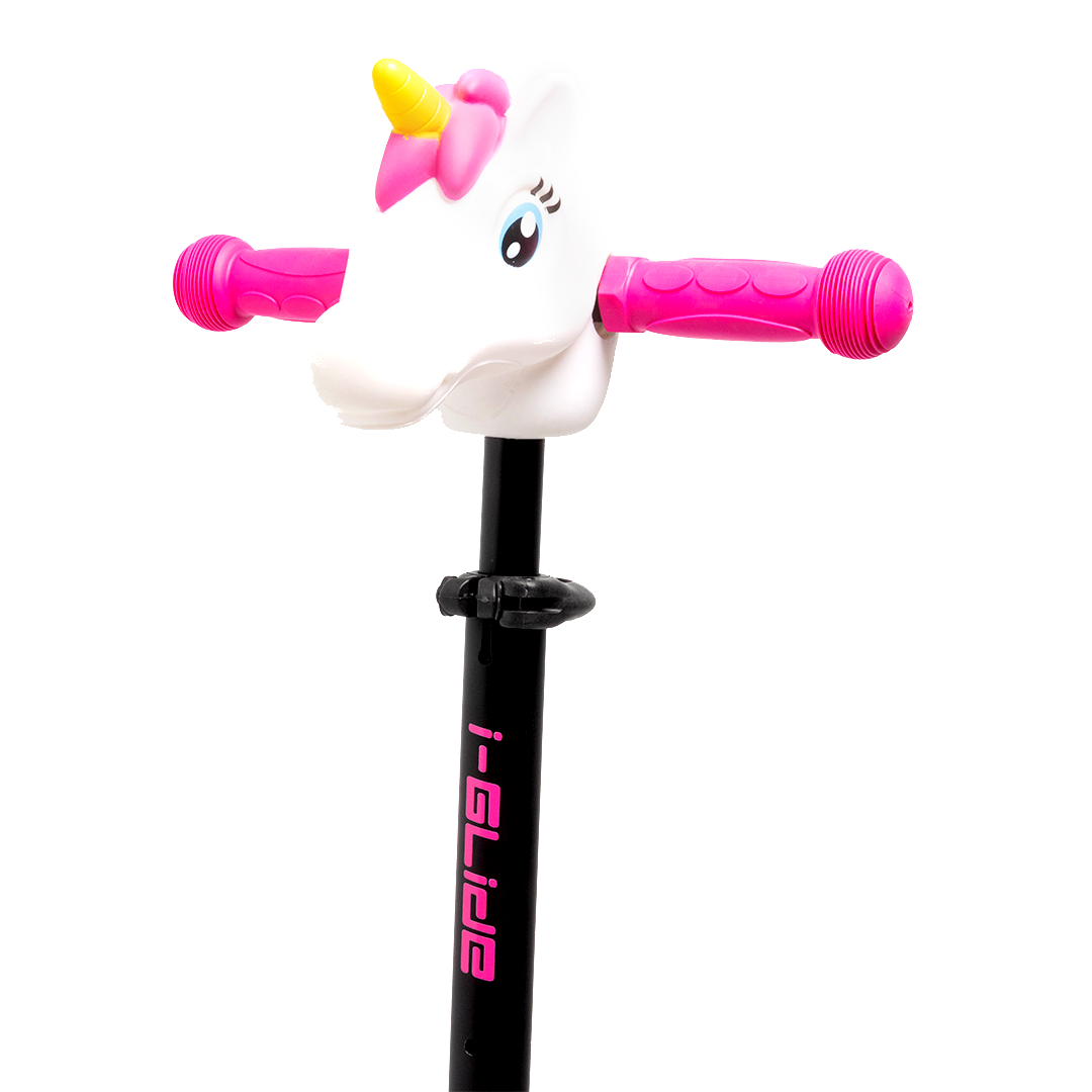 B2B i-Glide Handlebar Unicorn Head - White
