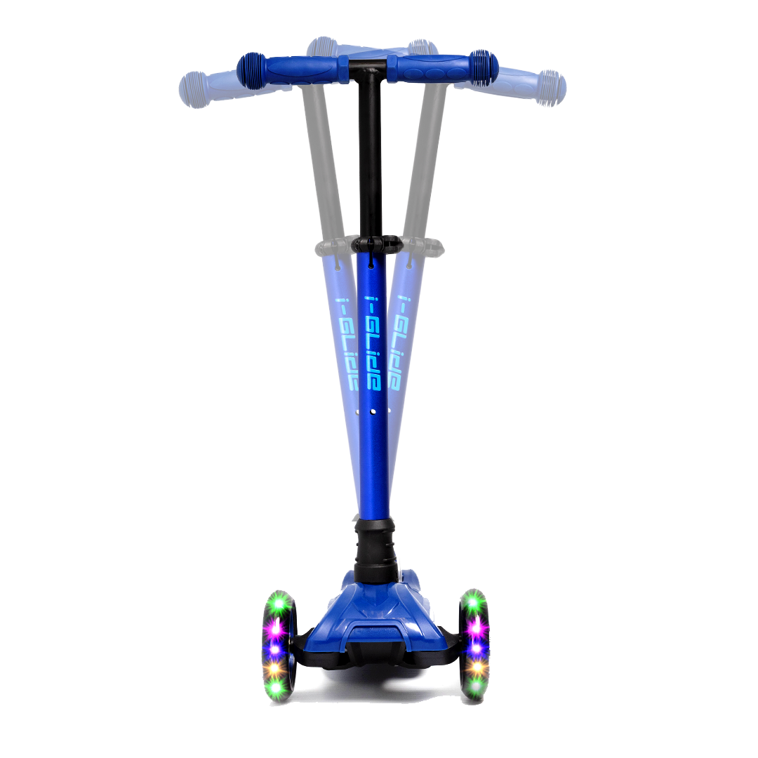 I-GLIDE 3 Wheel Kids Scooter - Blue/Blue