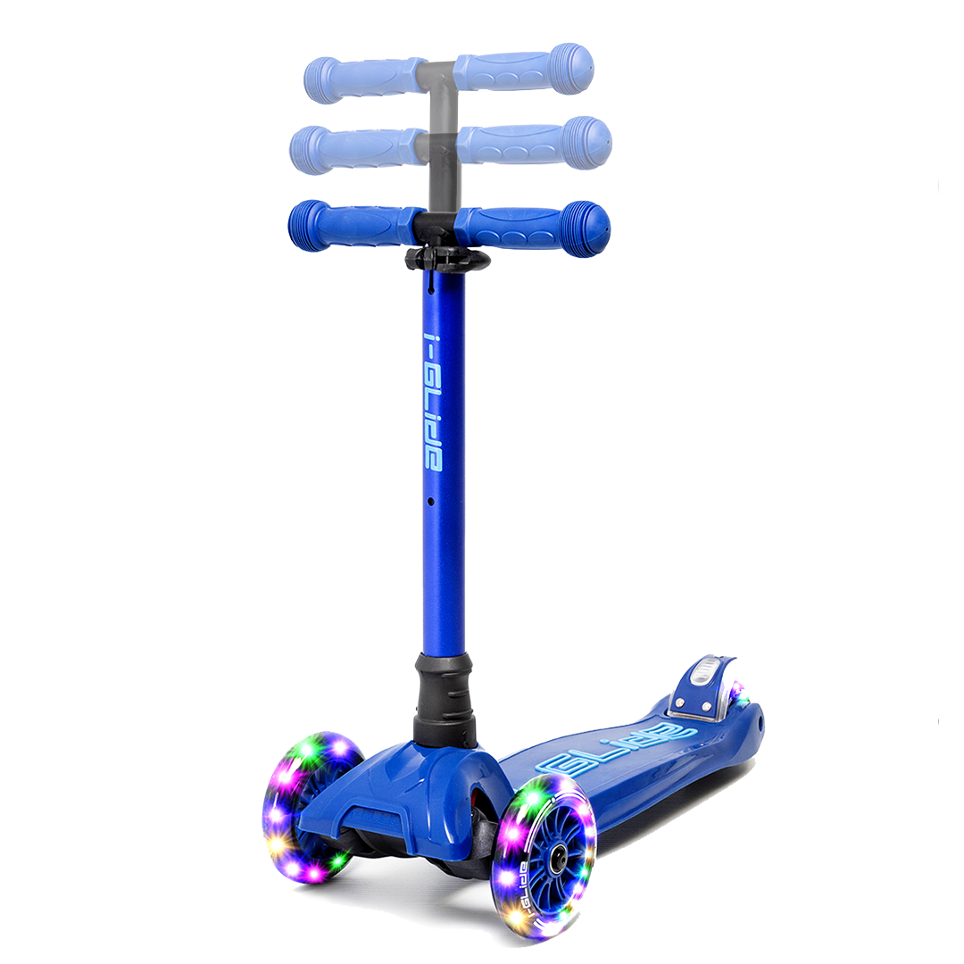I-GLIDE 3 Wheel Kids Scooter - Blue/Blue