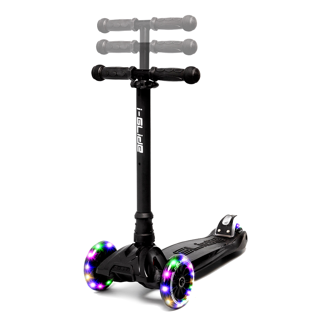 I-GLIDE 3 Wheel Kids Scooter - Black