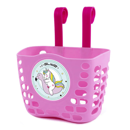 B2B i-Glide Handlebar Basket - Pink Unicorn